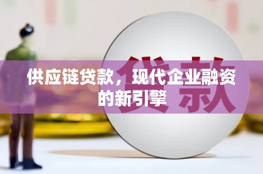 瀍河供应链贷款，现代企业融资的新引擎