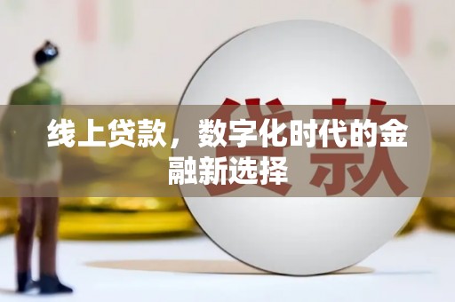 瀍河线上贷款，数字化时代的金融新选择