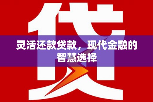 瀍河灵活还款贷款，现代金融的智慧选择