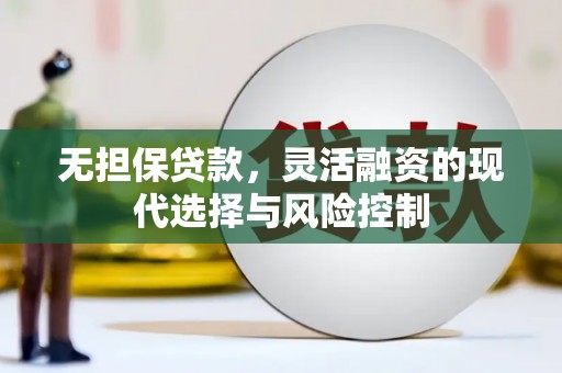 瀍河无担保贷款，灵活融资的现代选择与风险控制