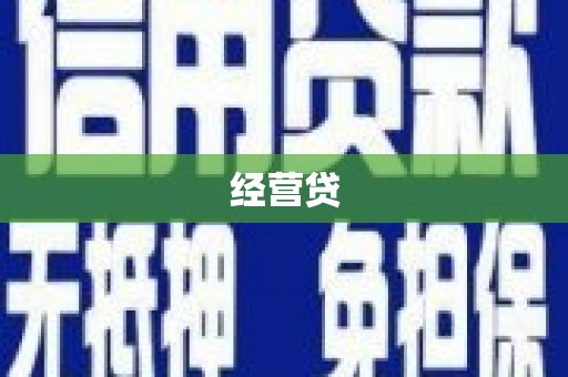 瀍河经营贷