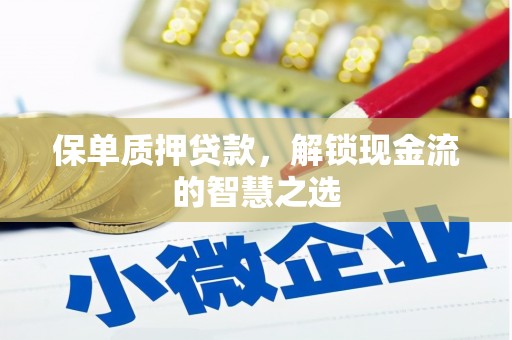 瀍河保单质押贷款，解锁现金流的智慧之选