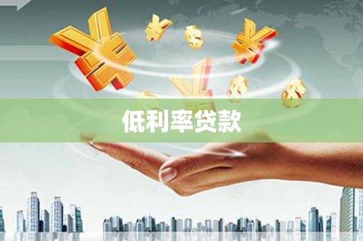 瀍河低利率贷款