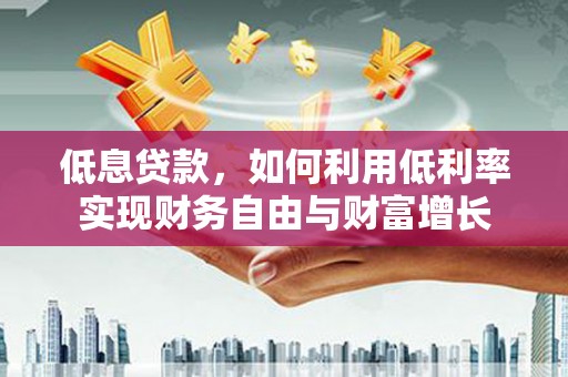 瀍河低息贷款，如何利用低利率实现财务自由与财富增长