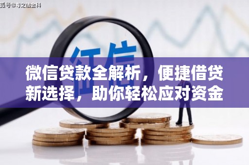 瀍河微信贷款全解析，便捷借贷新选择，助你轻松应对资金需求